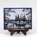 Stampscapes Lake Scenery - Handmade Greeting Card