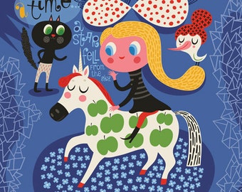 Starlight - limited edition giclee print of an original illustration (8 x 10 in)