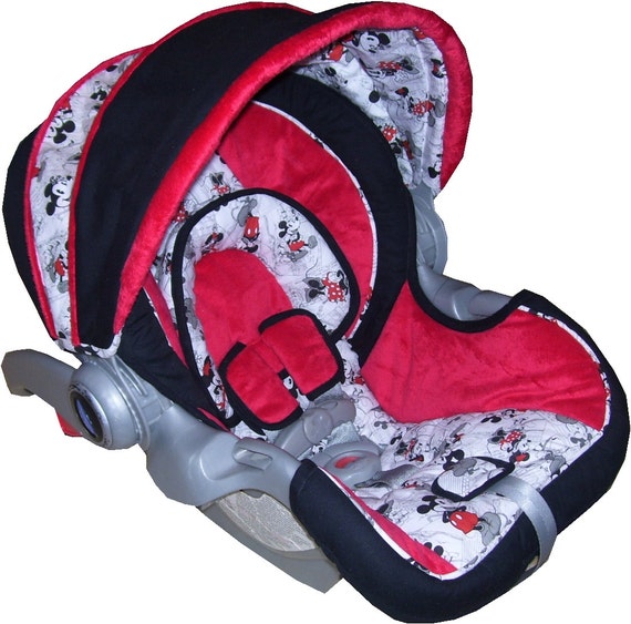 Mickey Mouse Car Seat Covers Infant Velcromag Mickey Mouse Baby Car Seat Covers