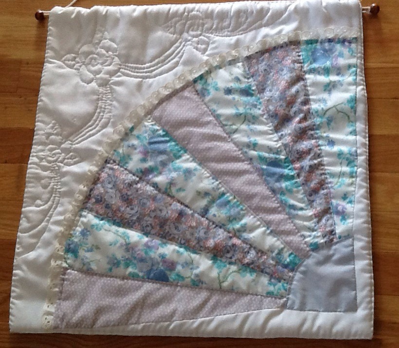 Vintage Fan Quilt Wall Hanging by ContemporaryVintage on Etsy