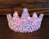 Irridescent Pink Sequin Princess Tiara Il_170x135