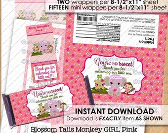 Nursery Rhyme Baby Shower Popcorn Wrapper / Ready to by ... Nursery Rhyme Baby Shower Popcorn Wrapper / Ready to by ...