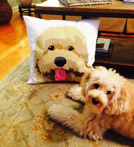 labradoodle pillow