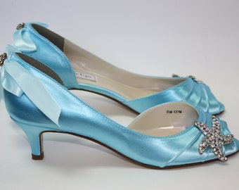 Shoe Sale - Wedding Shoes - Starfish - Beach Wedding - Blue Wedding ...