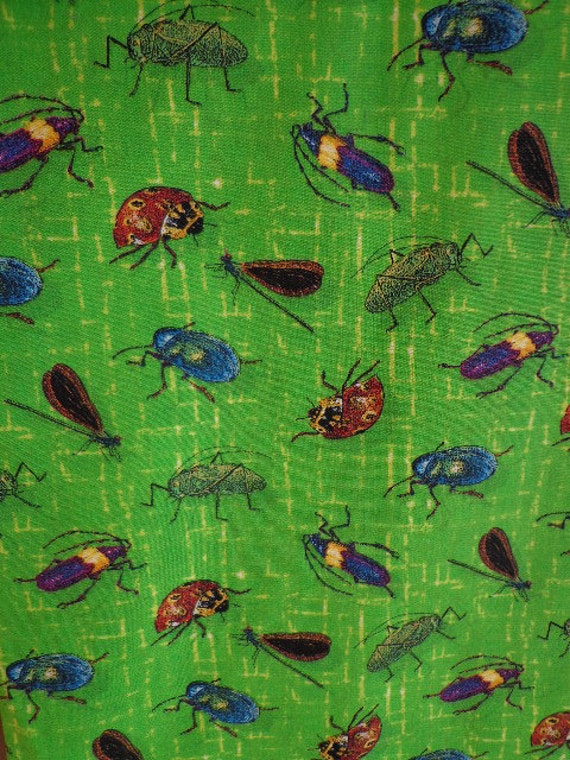 Bug Insect Motif Fabric VIP by Cranston Print by fridayfindsmama