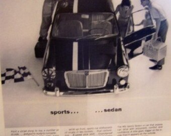 MG Sports Sedan 60's ad 1898.00