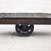 Original Vintage Industrial Factory Cart Coffee Table - in stock