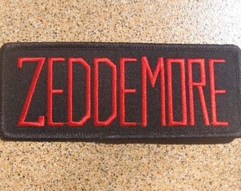 Free shipping Ghostbusters ZEDDEMORE Movie Uniform Name Tag Iron On PATCH 5x12.5 cm 5"
