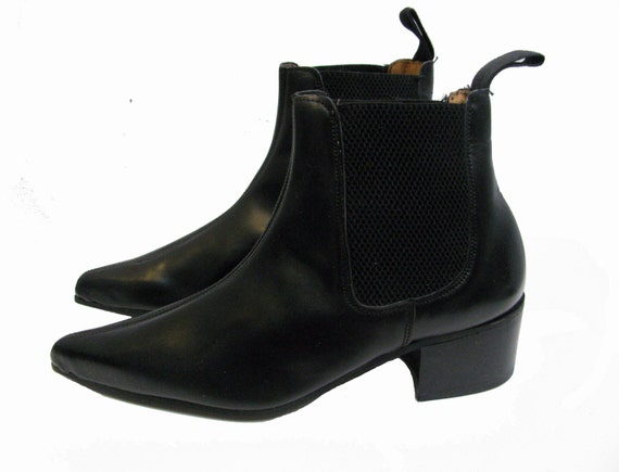 men's pointed toe chelsea boots