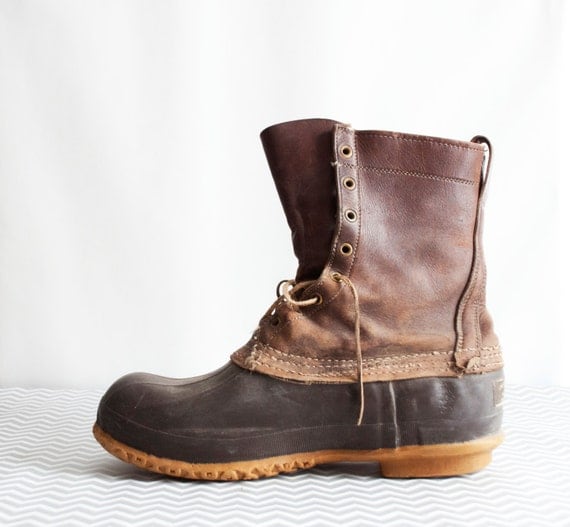 Vintage LL Bean Boots Men's 1960s or 1970s by littleeyedesigns