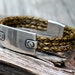 Silver Bracelet , Braided Leather Bracelet , Hardware Bracelet , Mens Bangle , Mens Bracelet , Screw Bracelet , Amy FIne Design
