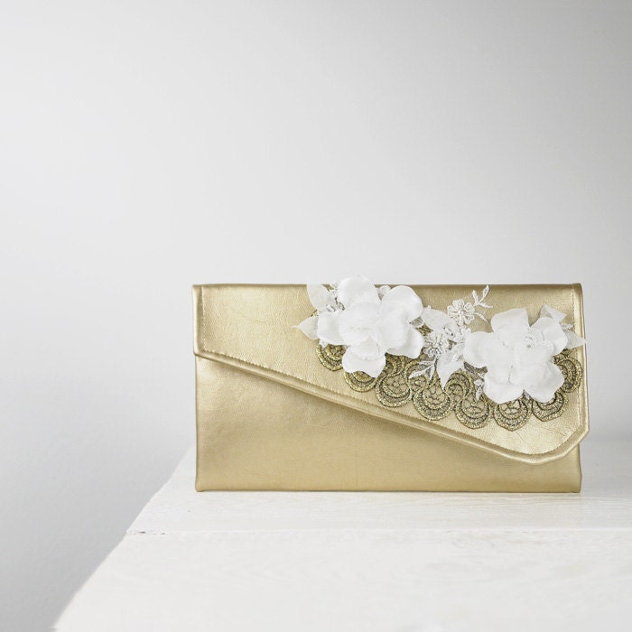 wedding gold clutch bags