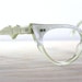 Vintage Cat Eye Glasses 1950s Bombshell Pearl White Frames France TWEC