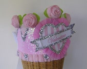 Valentine Day Hat / Crown- customize with any saying READY TO SHIP! Il_170x135