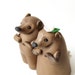 Groundhog Wedding Cake Topper by Bonjour Poupette