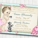 baptism invitation for girl christening invitation for girl