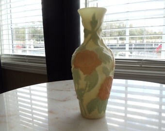 Vintage Consolidated Phoenix Glass Vase //432