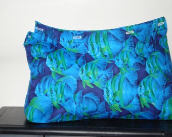 Thirty One Purse Skirt Only Blue Fish