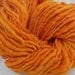 Orange Orange Handspun Art Yarn 100 yards