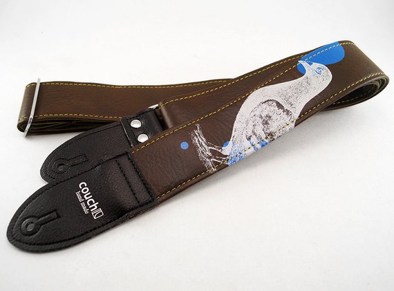 Guitar Strap silverlake Birdstrap shop guitar vintage Brown