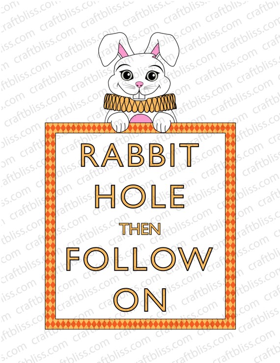 Alice in Wonderland Party White Rabbit Digital Download Alice in Wonderland Baby Shower Merry Unbirthday Party Mad Hatter Party Sale Il_570xn