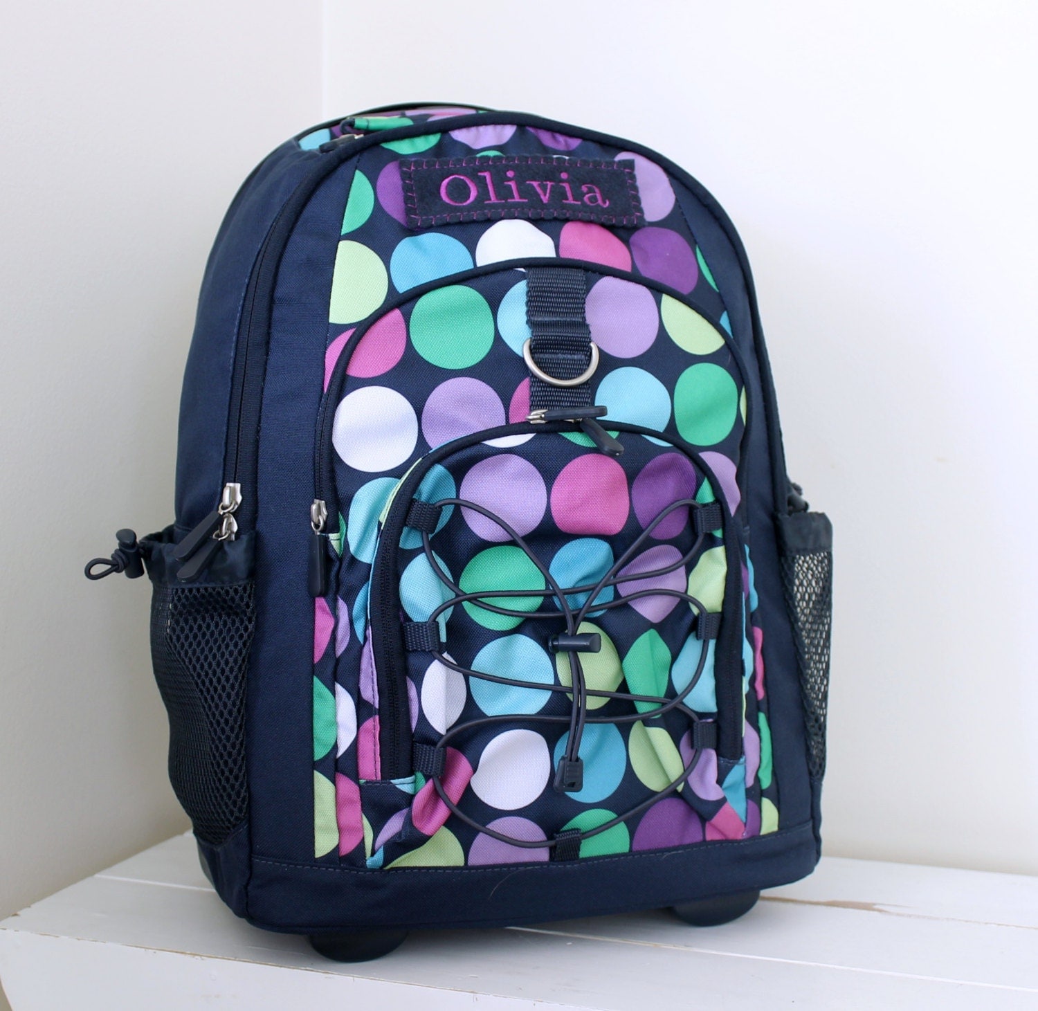 Large Rolling Backpack With Monogram Pottery Barn Teen