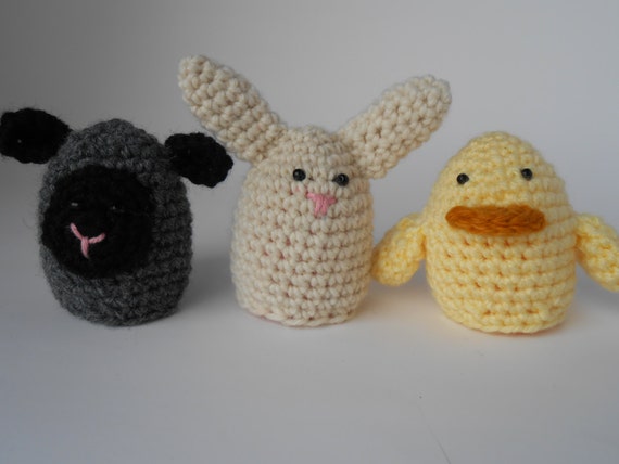 Easter Spring Egg Bunny Rabbit Duckling and Lamb by ...