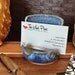 Business Card Holder in Cobalt Blue Glaze EACH ONE UNIQUE