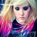 Lauren Conrad inspired extensions, clip in Dip Dyed Tips - Human Hair Extensions - Boho Tie Dyed // Blonde Pink Purple Blue / Ombre Rainbow