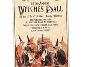 Vintage Style Halloween Invitation - Witches Ball Invitation - Customizable wordings - printable Invitation Il_170x135
