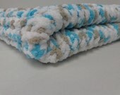 Knitted Baby Blanket  - Little Teal Dove