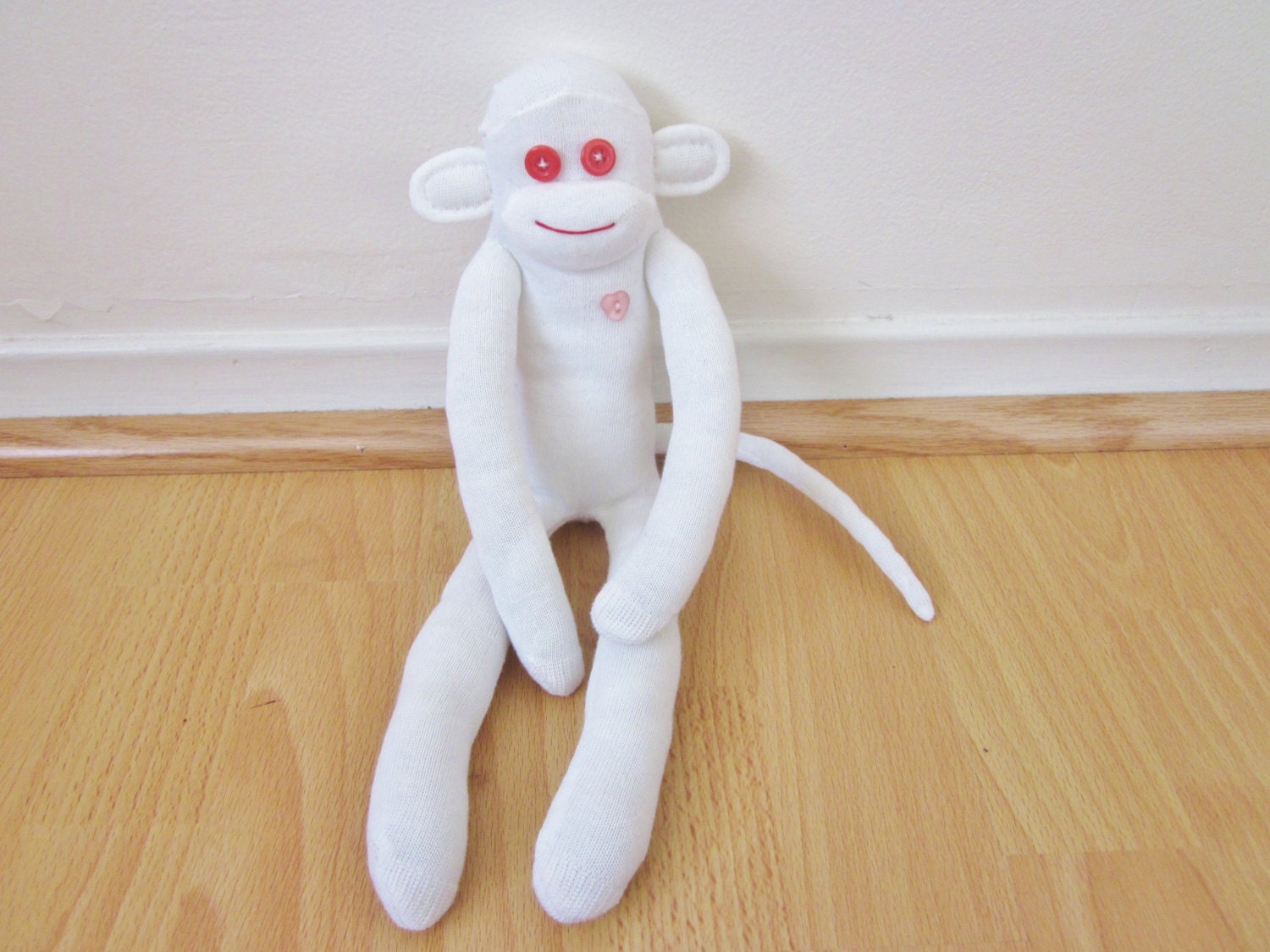 albino monkey plush