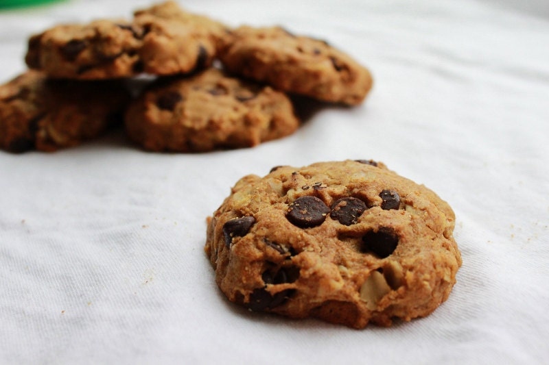 Carob Chip CookiesAll natural organic by PosBagofBonesBakery