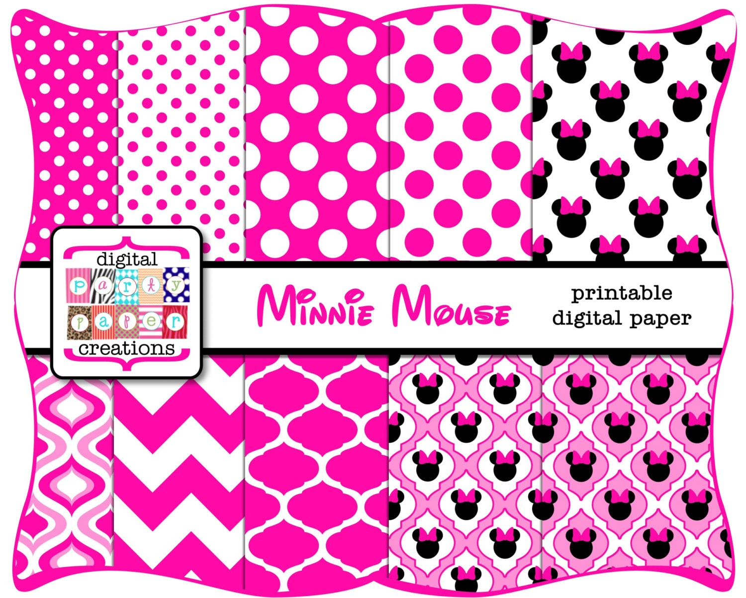 Minnie Mouse Background Template