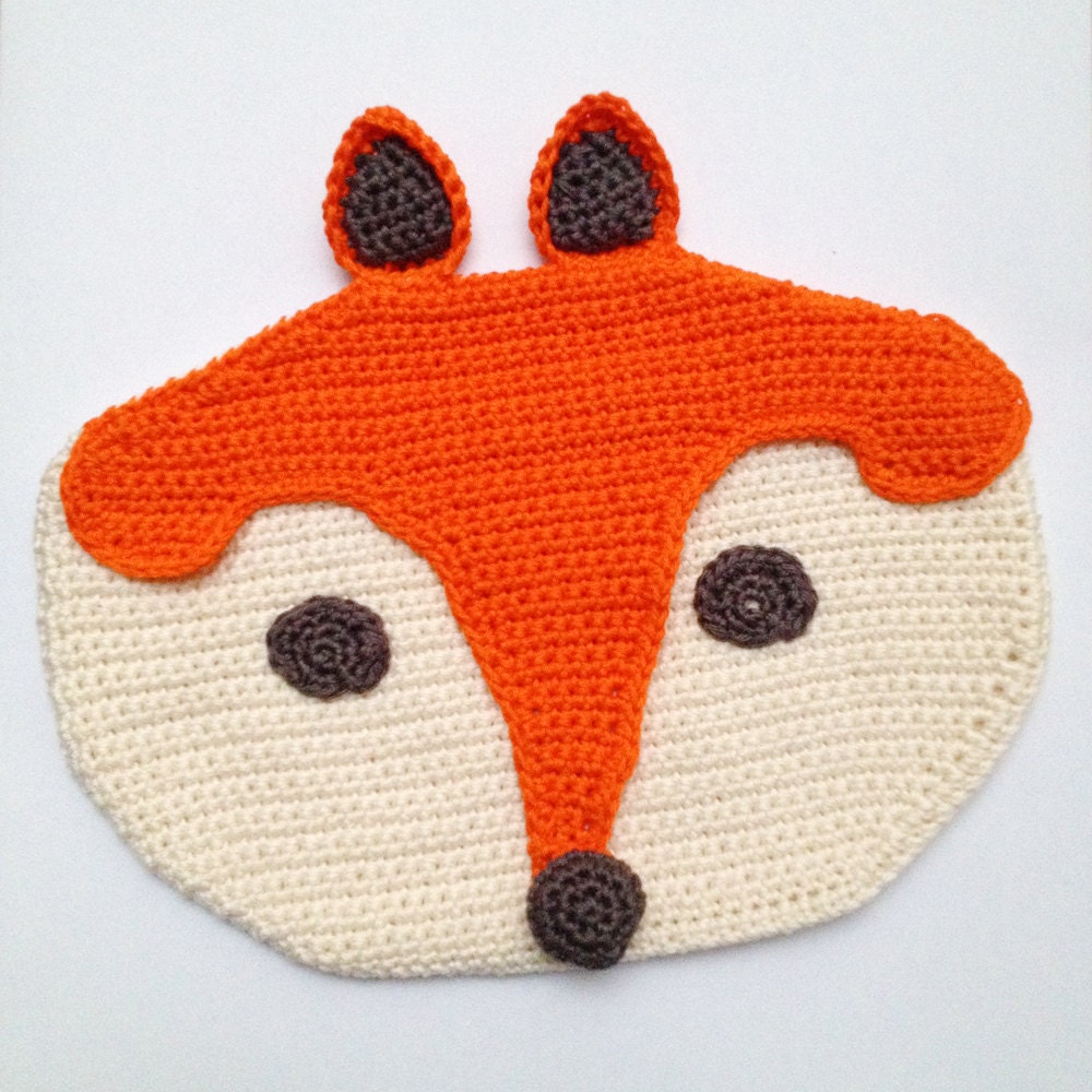 Crochet Fox Pencil Case