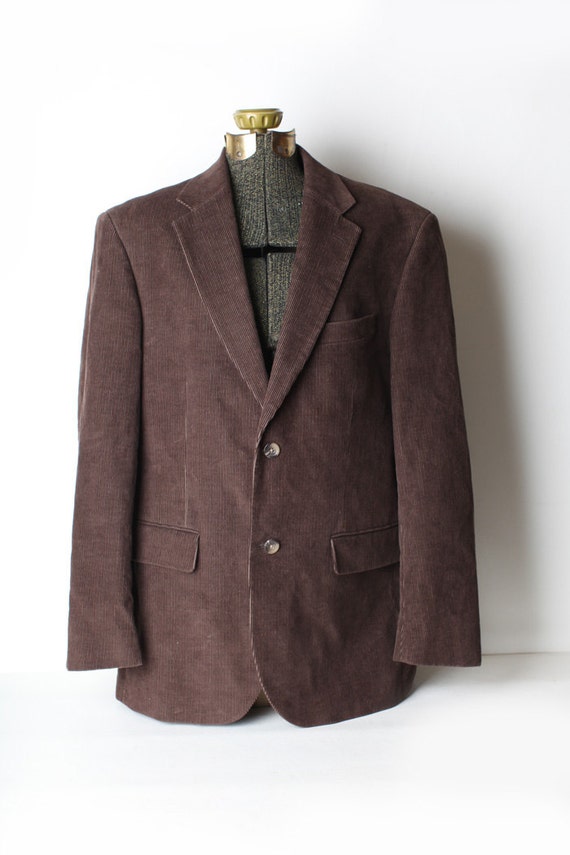 Men's Vintage Brown Corduroy Sportcoat Dockers by thisvintagething
