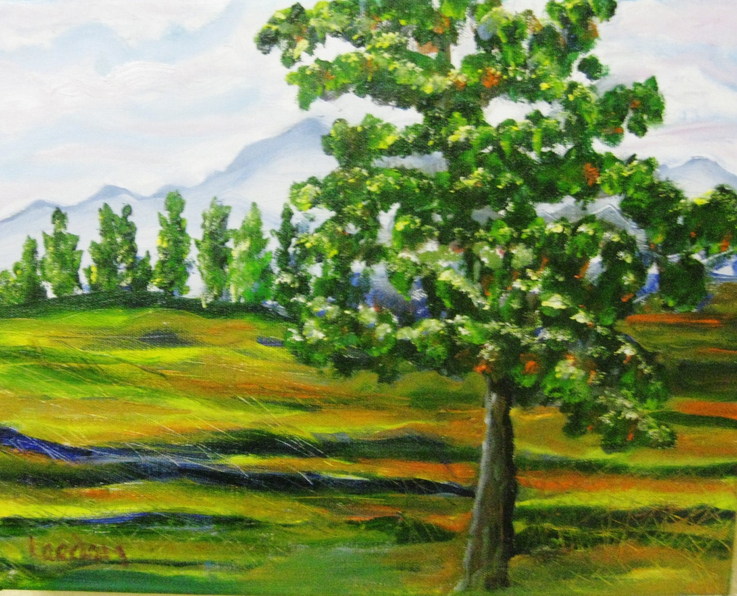 Pine Tree Oil Painting Original Oil Painting Pine Tree   Il Fullxfull.655151332 Metg 