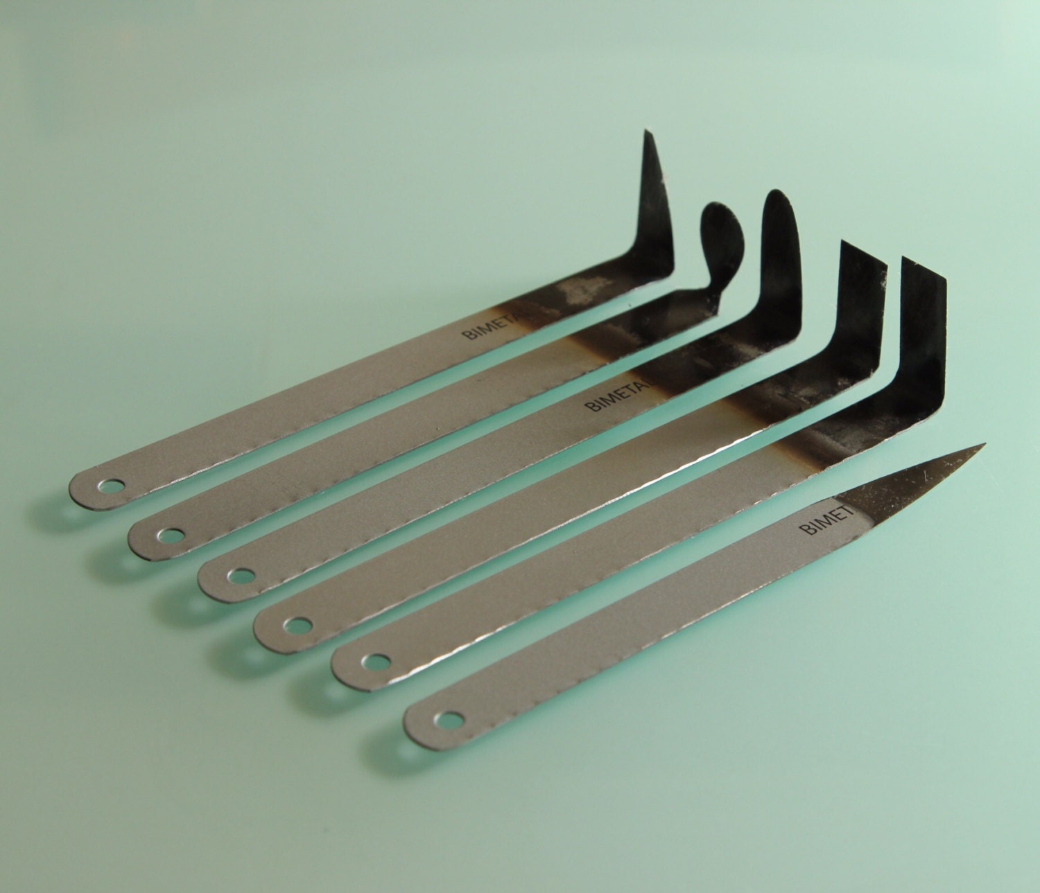 A Set of Six Hacksaw Blade Trimming Tools by HsinChuen Lin