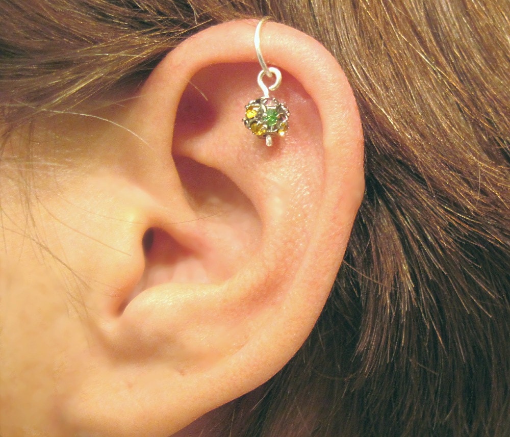 Ear Cuff Helix Cartilage Disco Ball No Piercing