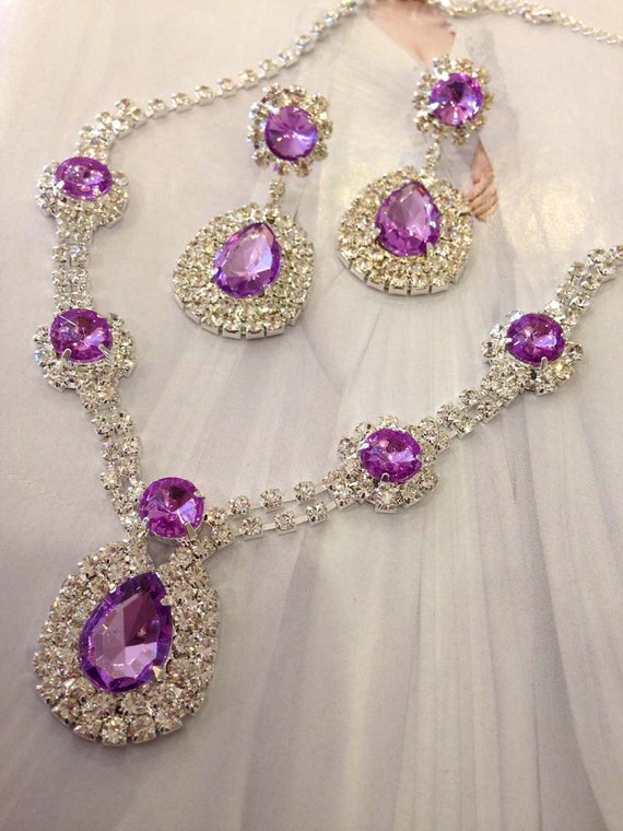 Custom order for Dominique Wedding jewelry set bridesmaid