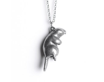 Beaver Necklace, April / May Native American Birth Totem - Taurus