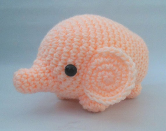 You choose color Crochet Amigurumi Elephant soft plush