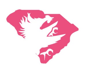 Gamecock+Logo+Stencil SALE 25% OFF South Carolina Gamecoc ks Vinyl Decal - Single Color ...