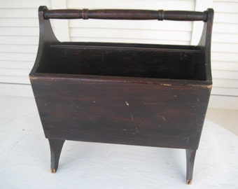 Antique Magazine Rack #072714