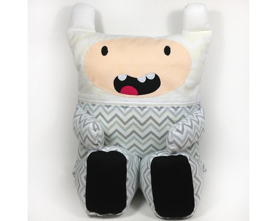 Adventure Time Inspired Plush Character Pillow Zipper Pouch Adventure Time Inspired Plush Character Pillow Zipper Pouch