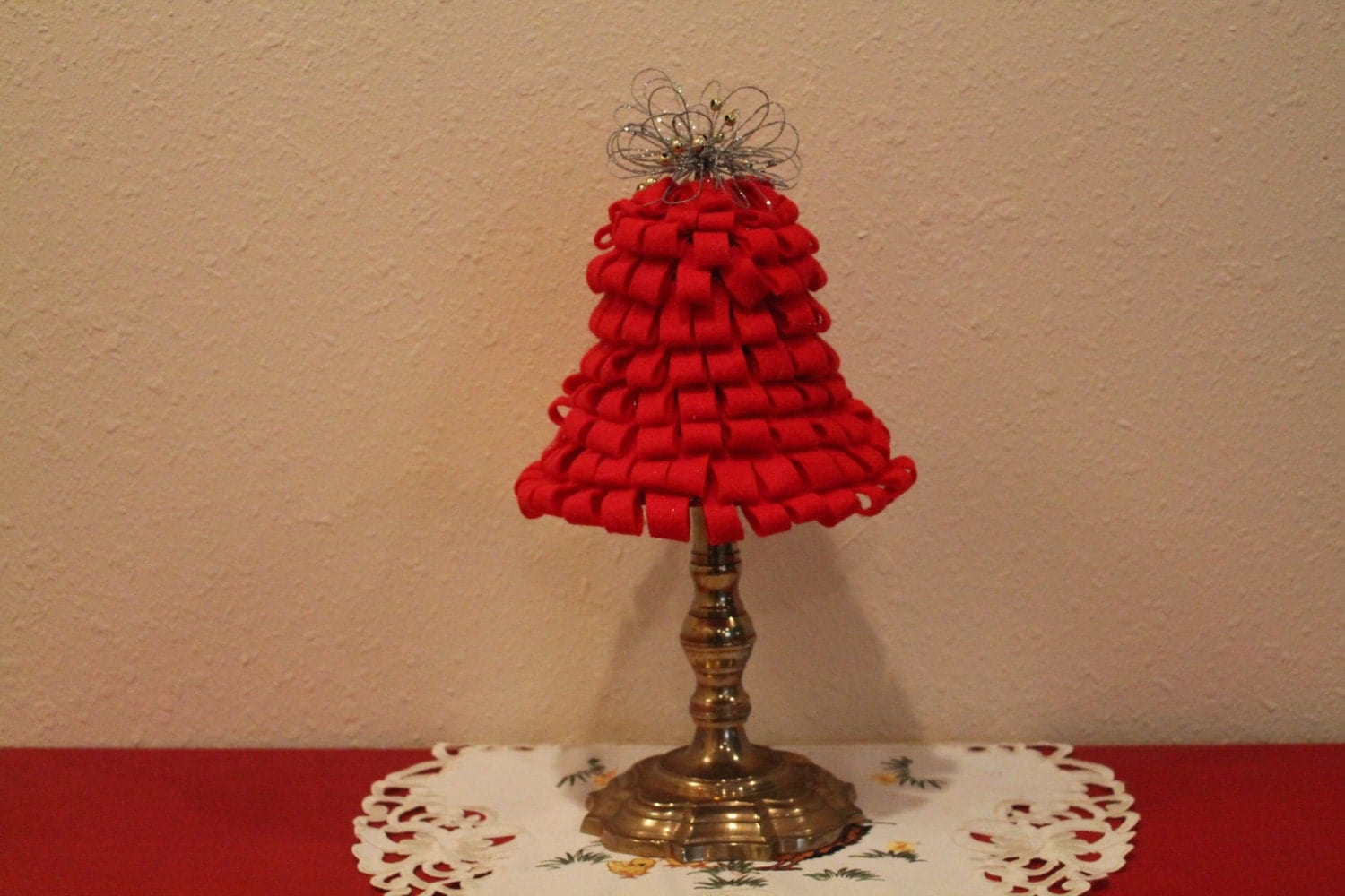 Felt Christmas Bell..Holiday Decor..Christmas Decor..Country Home..Hand Made Decor..Mantel Decor..Holiday Centerpiece..Home Decor