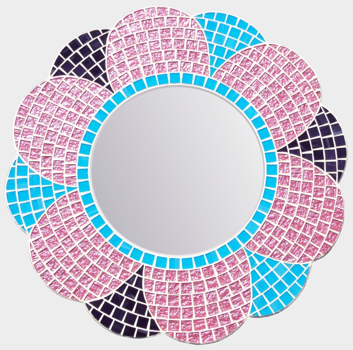 Stained Glass Mosaic Mirror Flower PowerDrastic Price