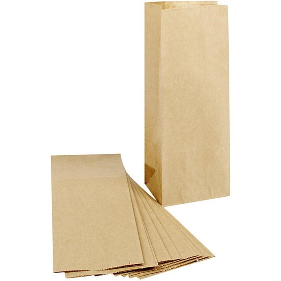 paper bags  Gift Paper   kraft  Wedding  White Bags Favour Party small Brown  brown Small Kraft  or