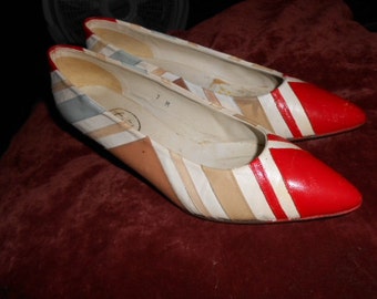TOTAR LEATHER SHOES Spectator Style Made in Spain