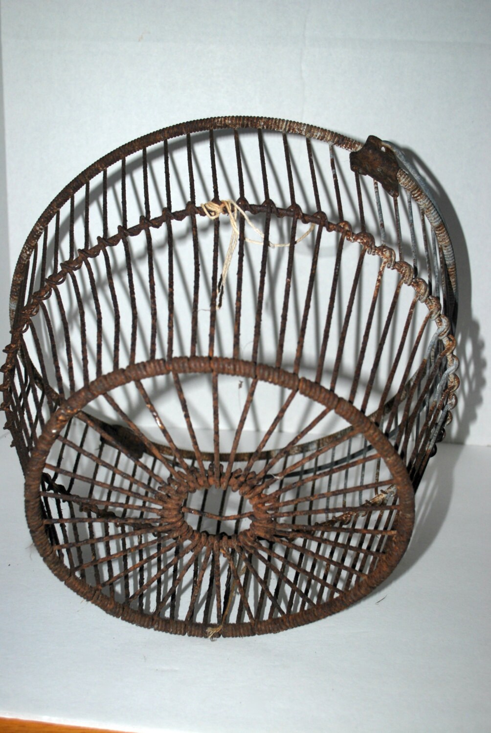 Clam basket shellfish wire basket vintage clam/